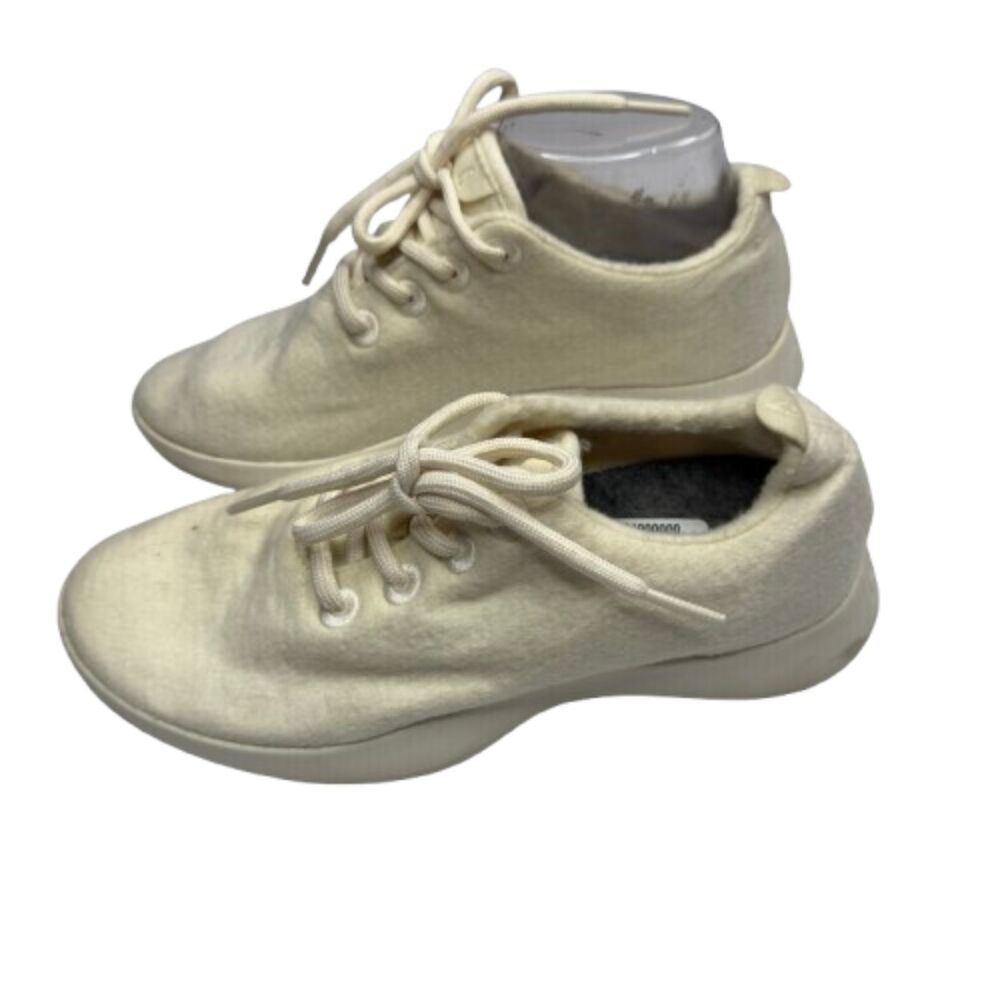 Allbirds Women's Wool Runners Merino Wool White Sneakers Size 7
